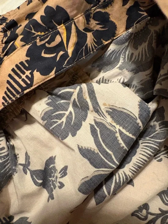 ANTHROPOLOGIE The Somerset Floral Maxi Dress Large L flowy tiered cotton summer - Picture 10 of 12